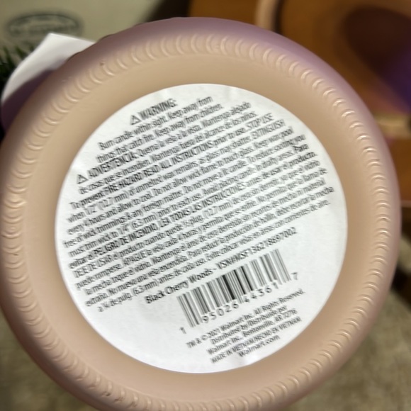 2 BN Mainstays candles - Black Cherry Woods & Treat Your Elf(description below) - Picture 4 of 7